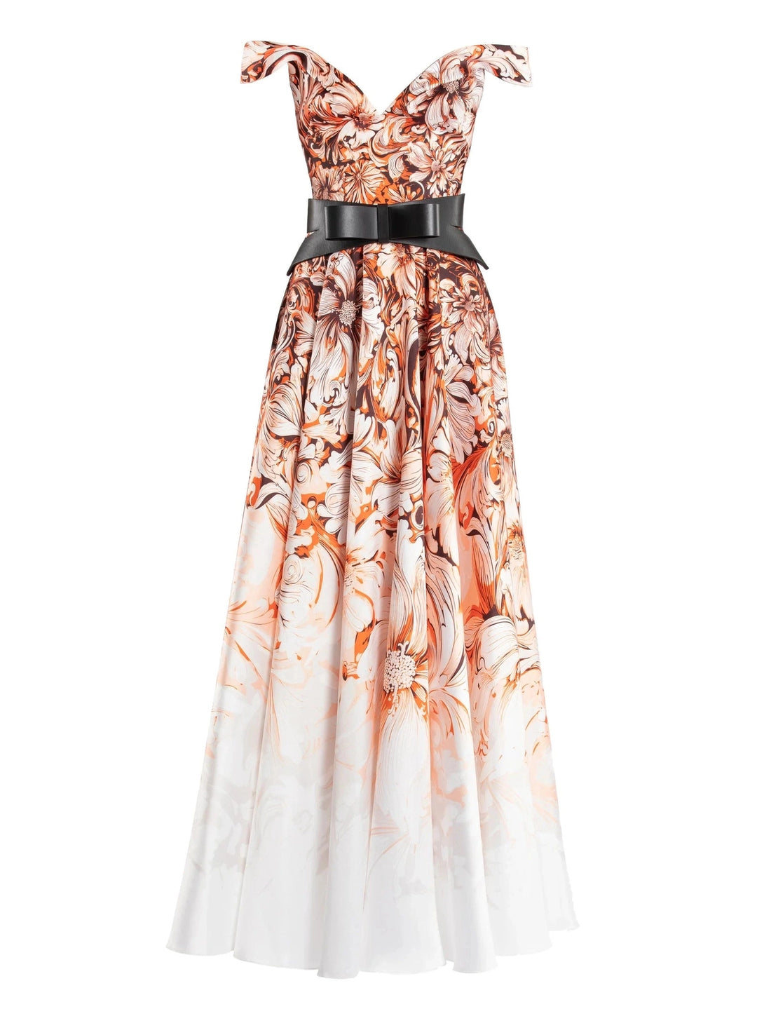 Mikado Printed Dress