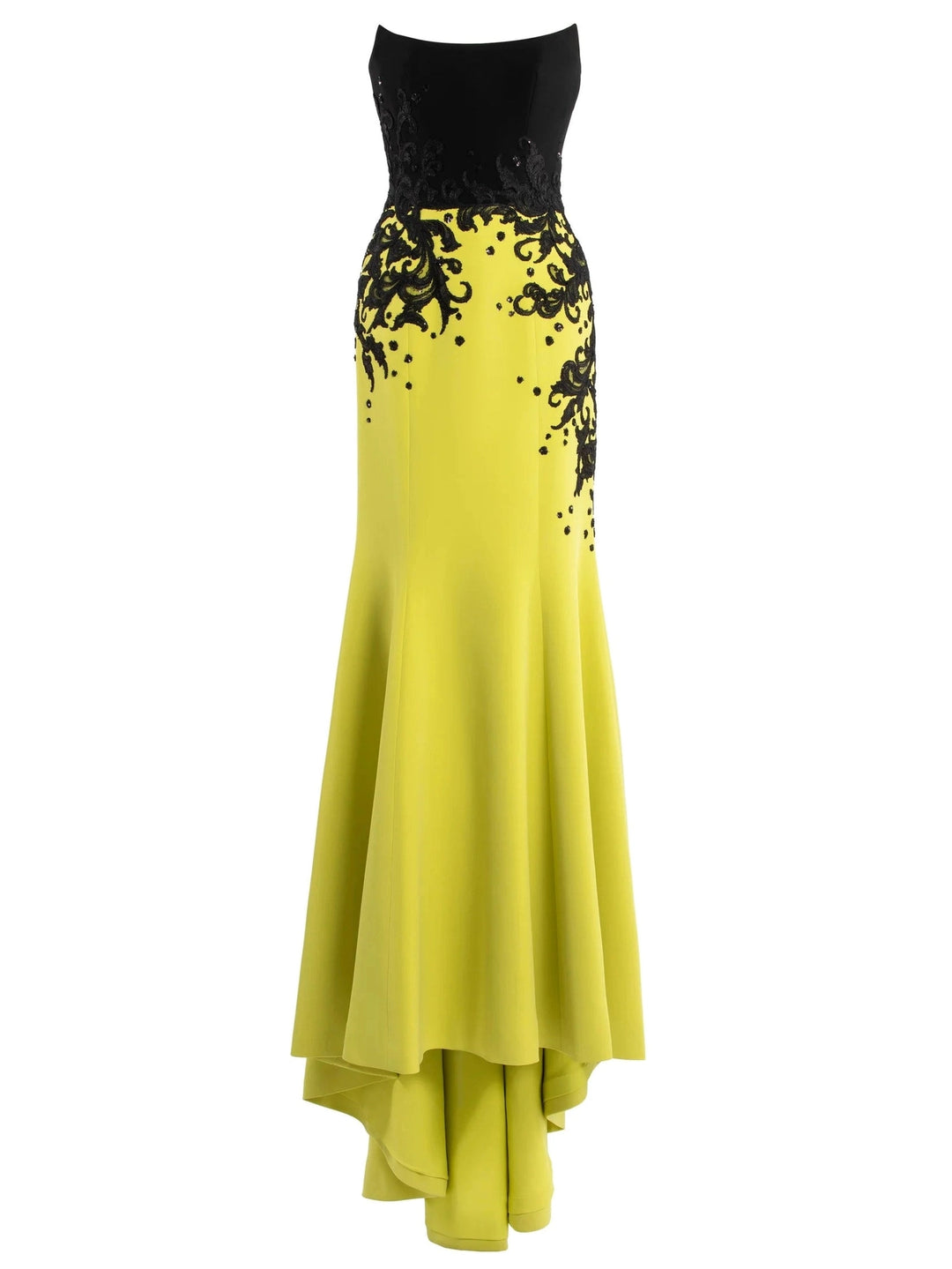 Crepe Top with Lime Green Mermaid Skirt