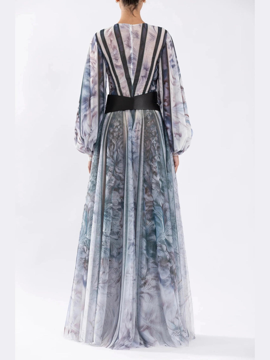 Tulle Printed Dress