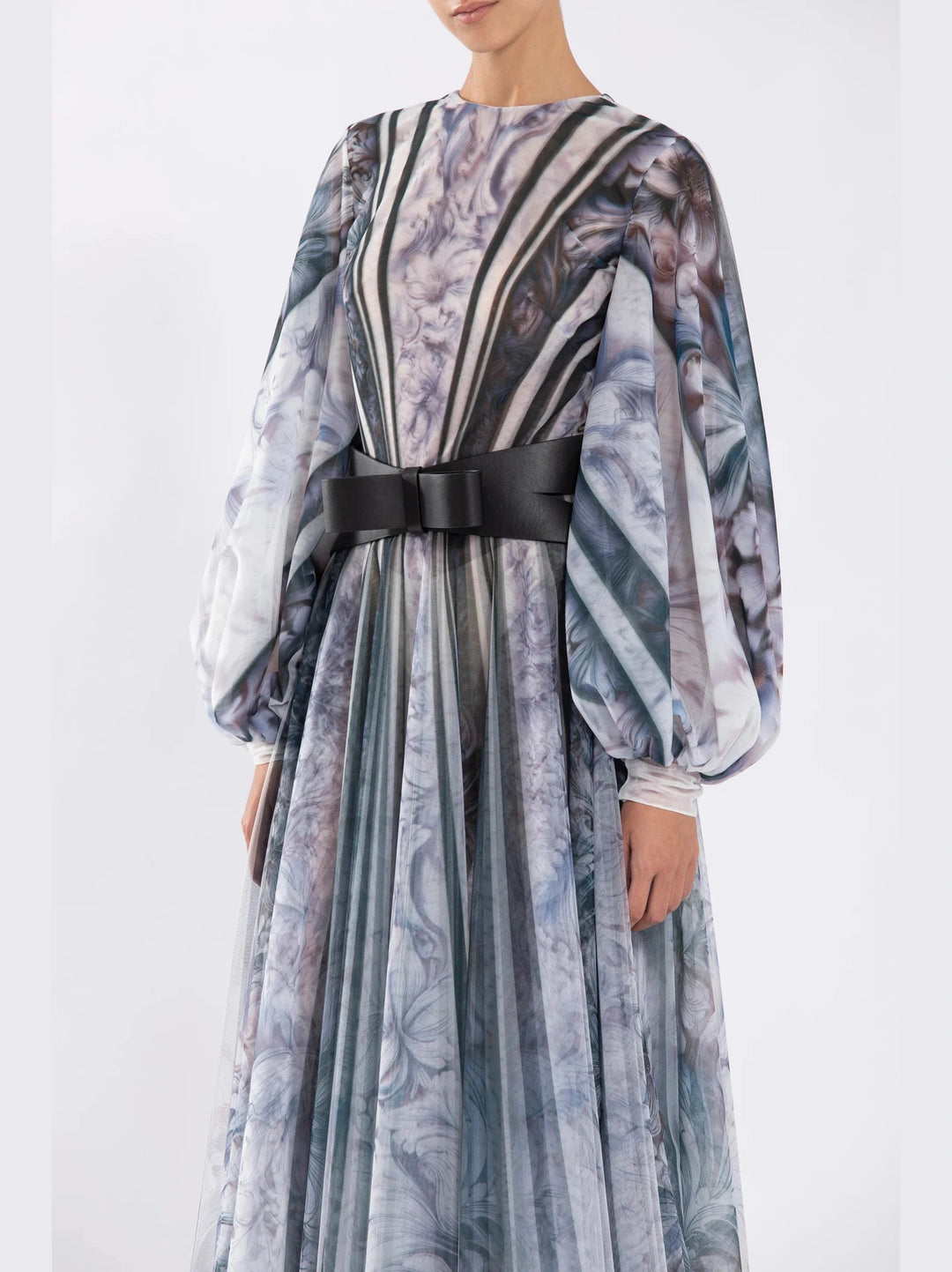 Tulle Printed Dress