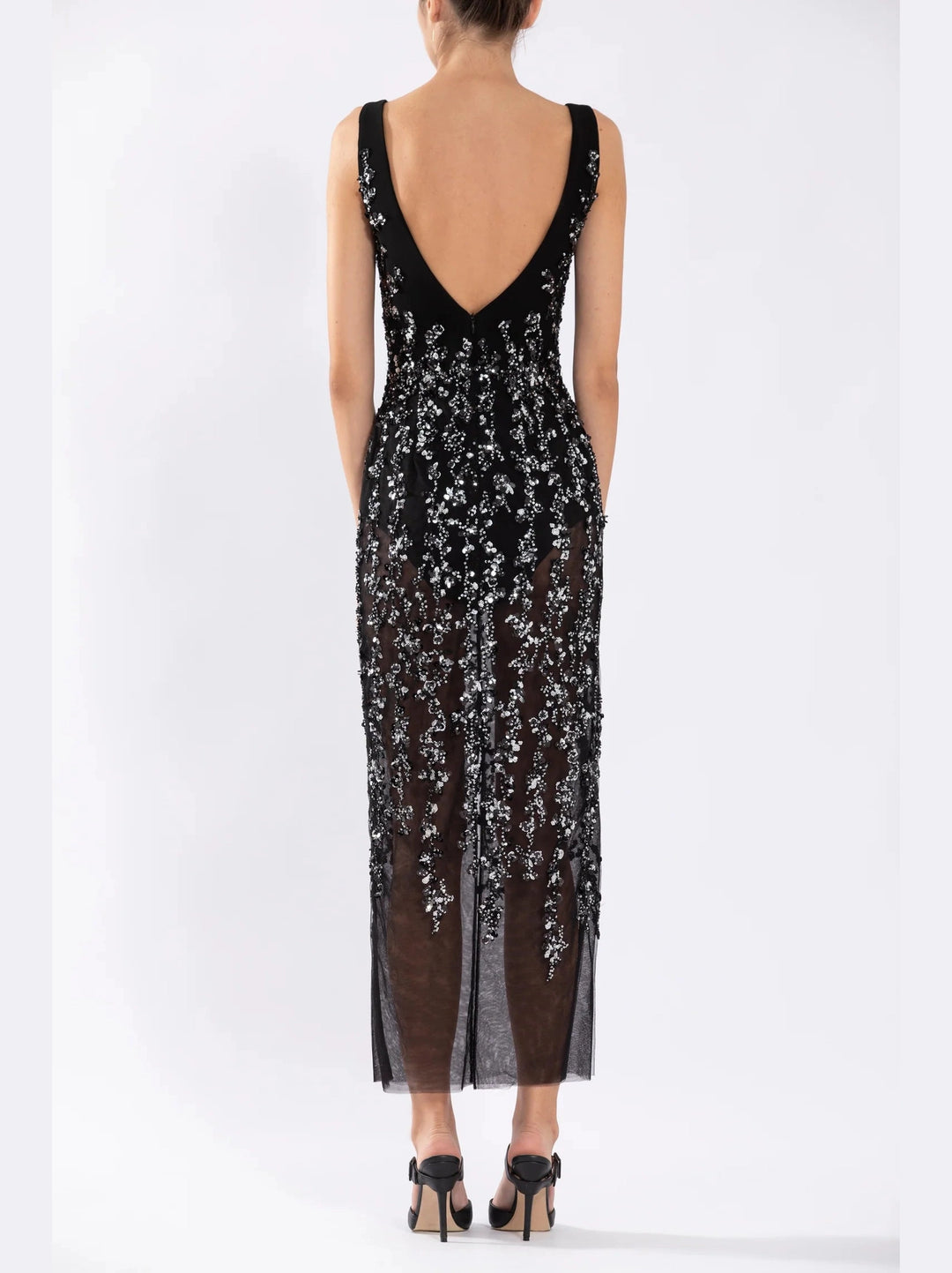 TULLE BEADED DRESS