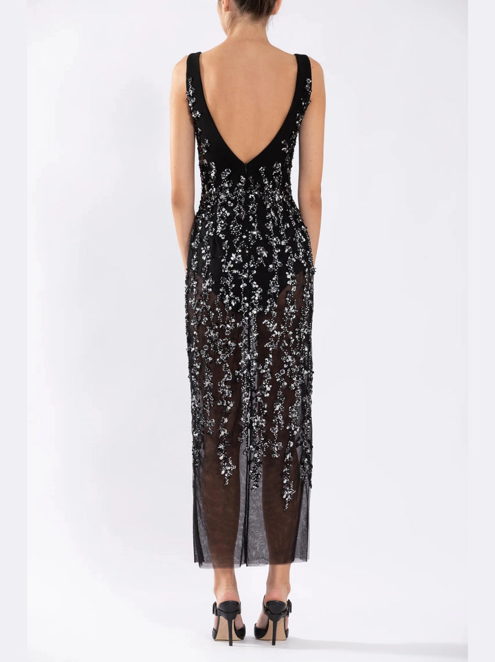TULLE BEADED DRESS