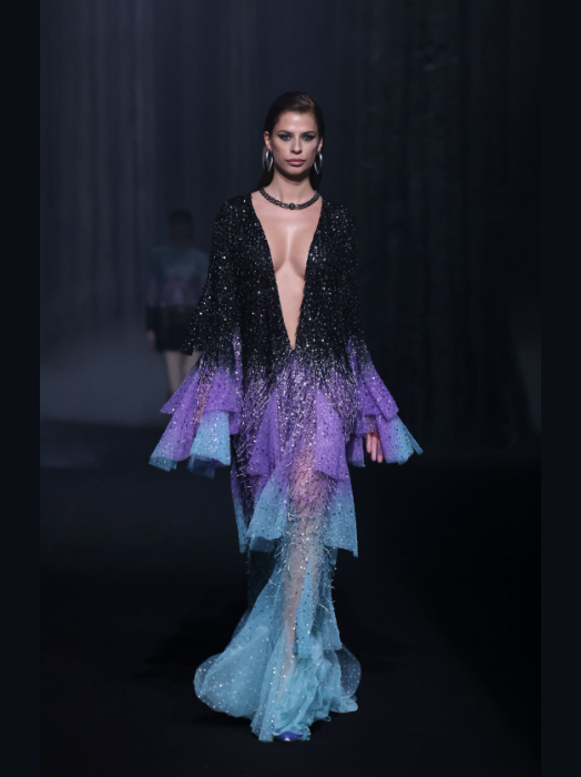 Beaded Tulle- Kaftan