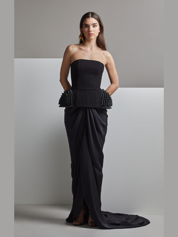 Strapless TADASHI Evening Dress