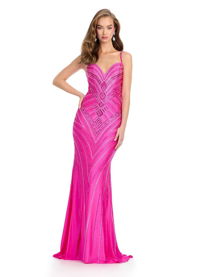 Jersey Gown with Press On Stones