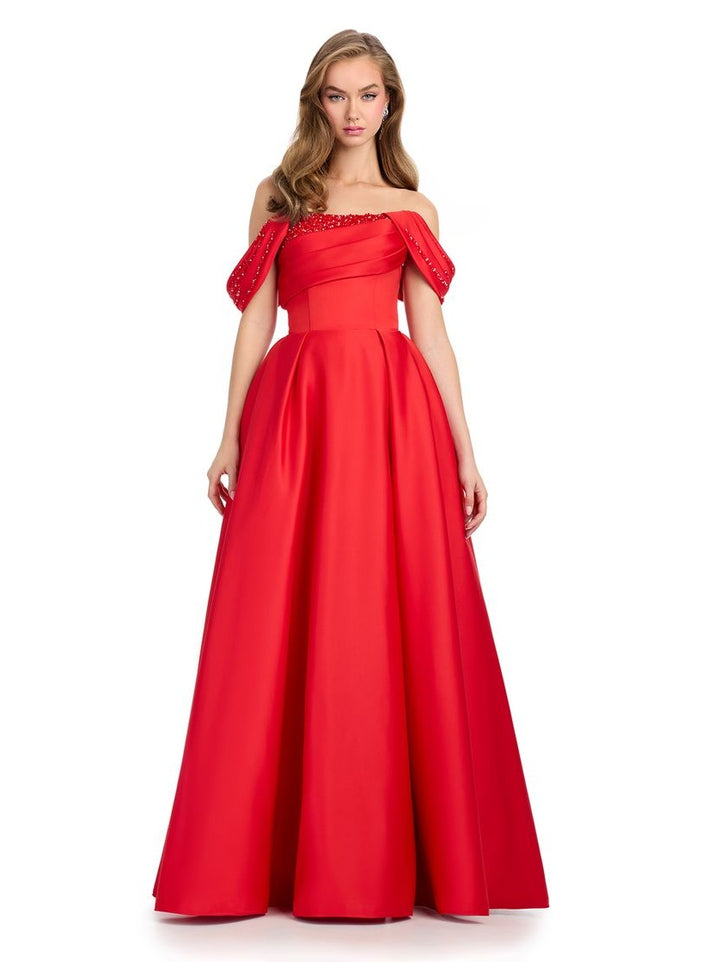 Off Shoulder Ball Gown