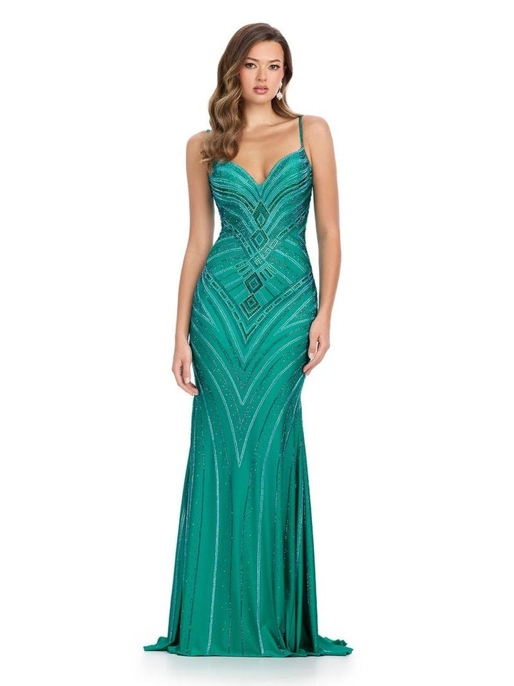 Jersey Gown with Press On Stones