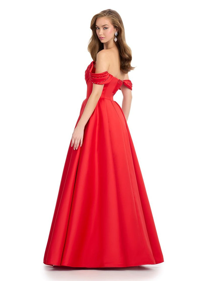 Off Shoulder Ball Gown