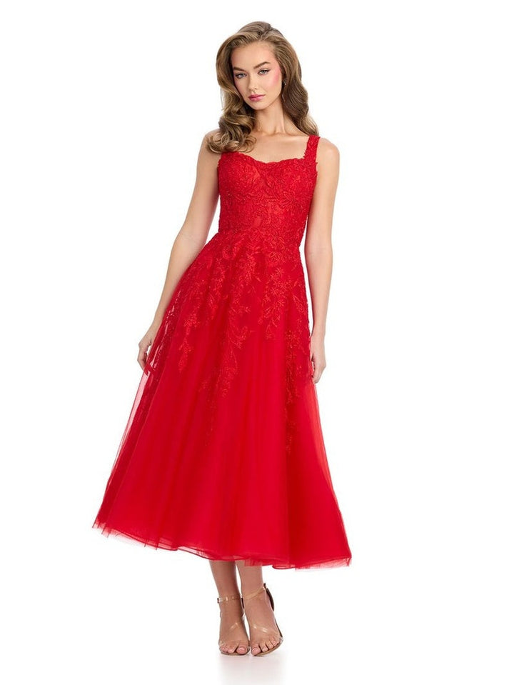 Tulle Tea Length Dress