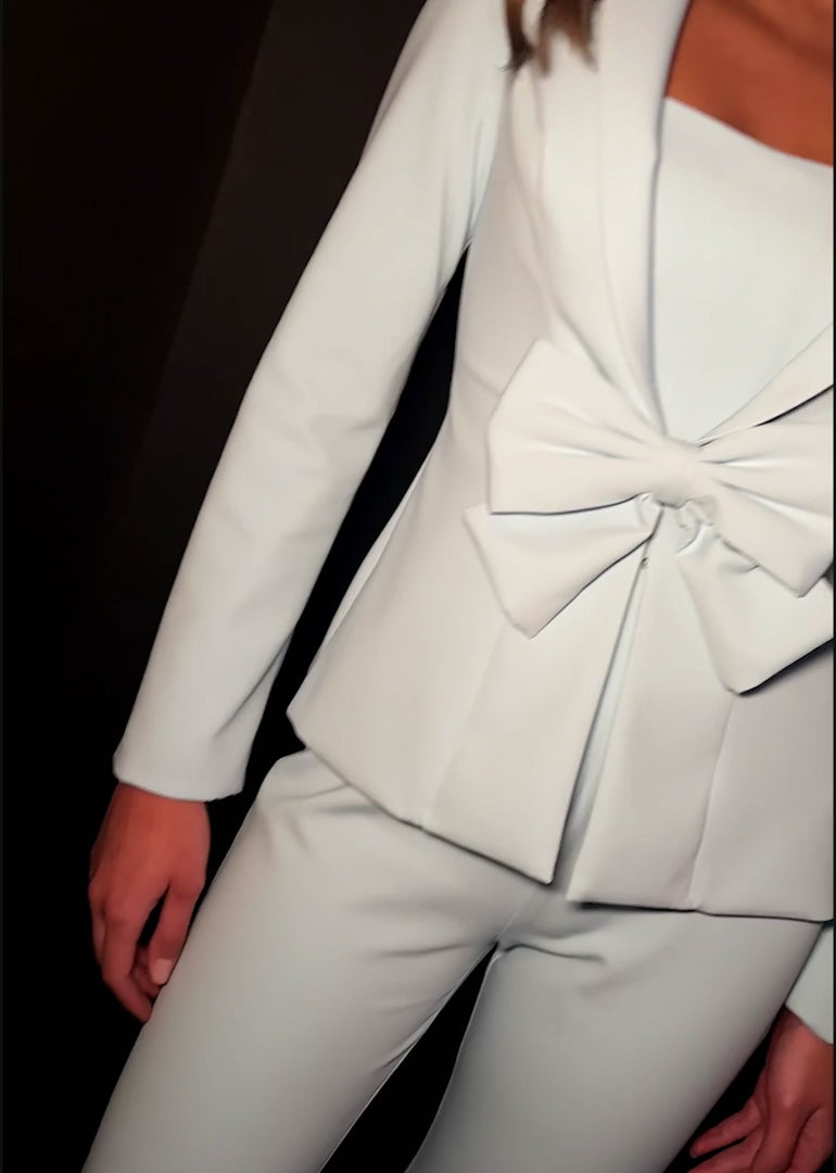 Scuba Jumpsuit with Jacket & Bow