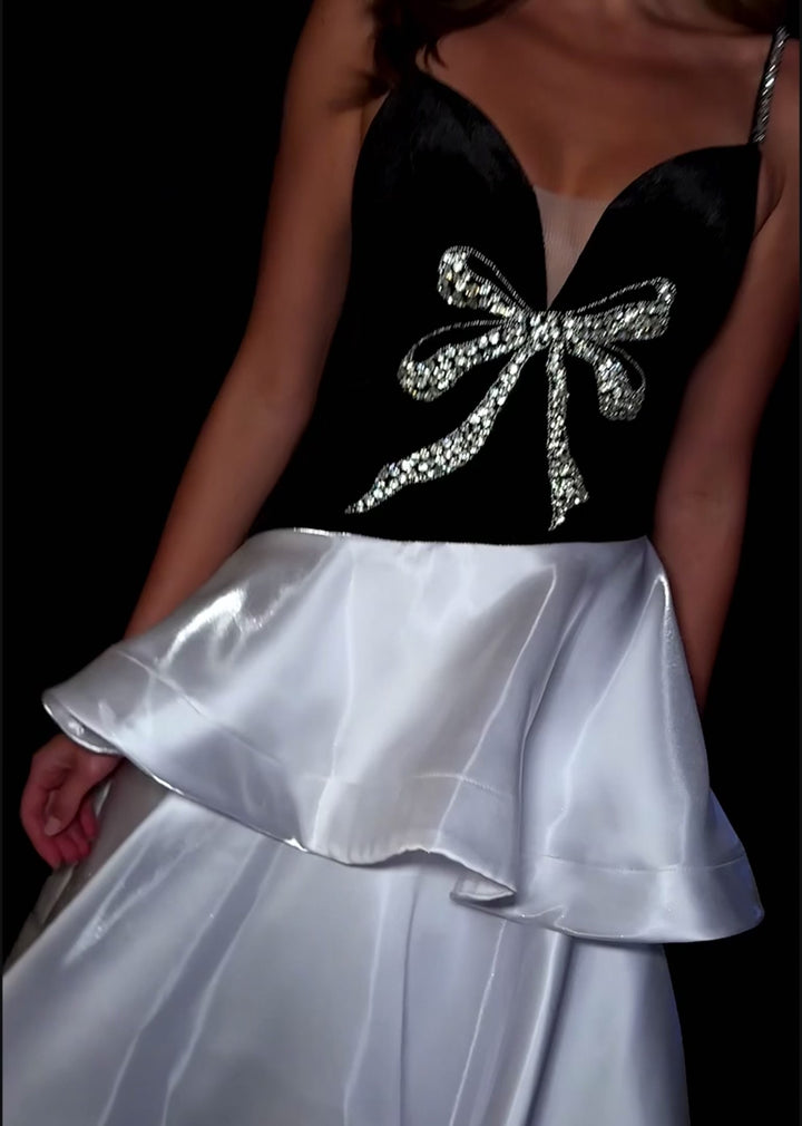 Bow Adorned Ball Gown