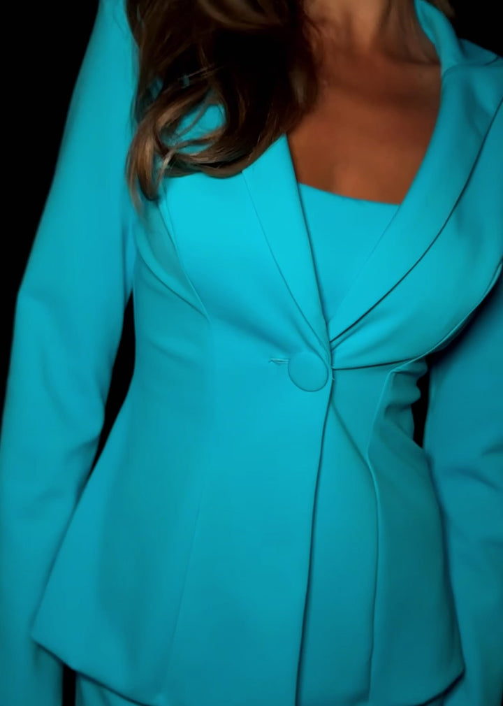 Scuba Cocktail Dress with Matching Blazer