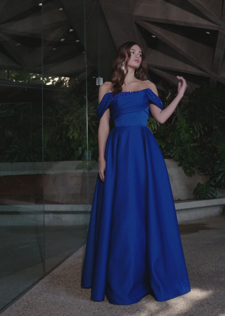 Off Shoulder Ball Gown