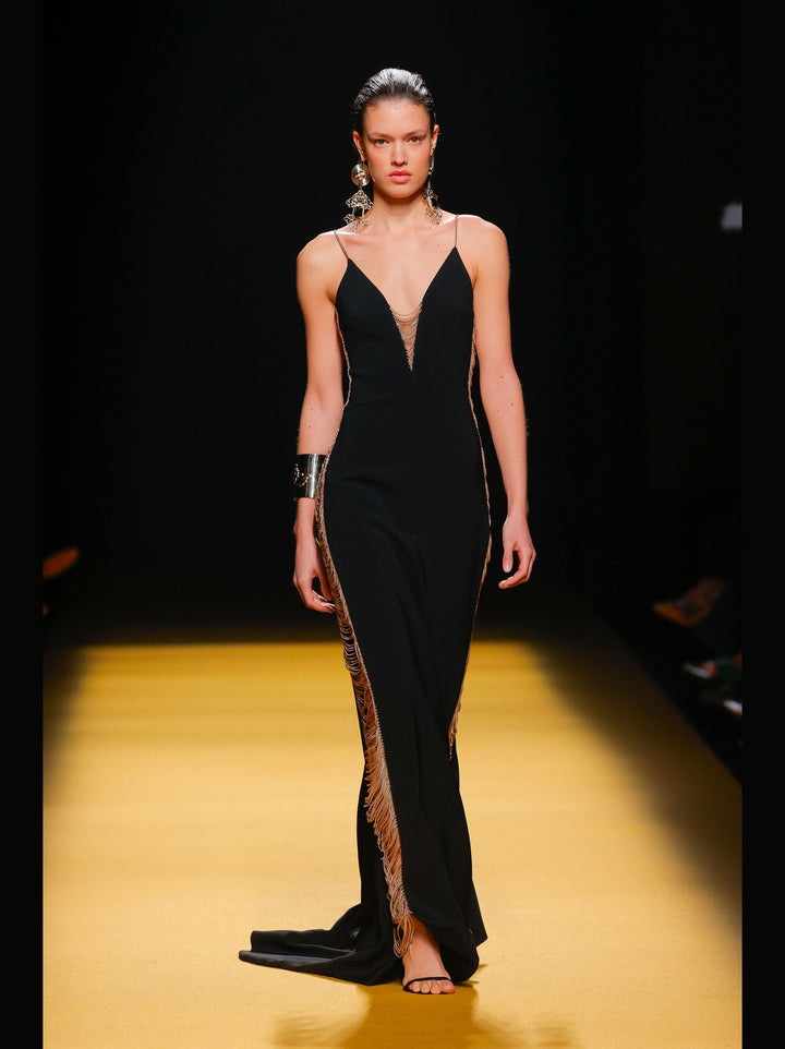 Sleeveless SEIREN Evening Dress