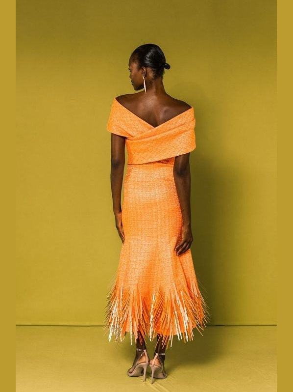 Off-Shoulder Filipinas Dress