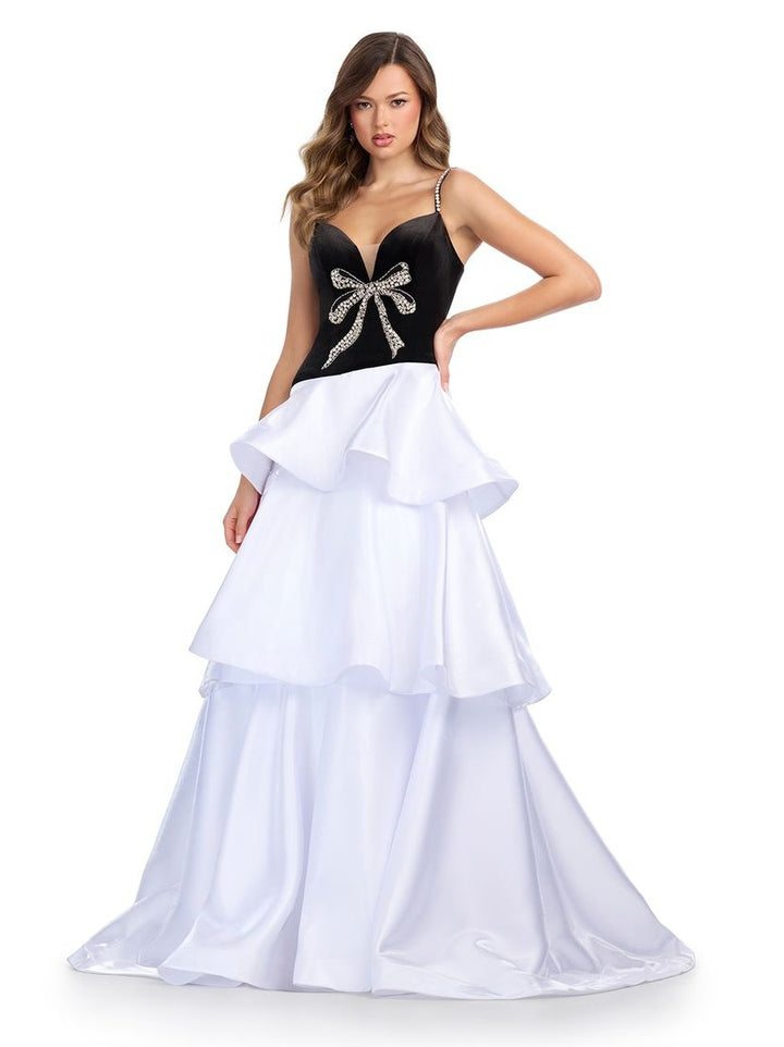 Bow Adorned Ball Gown