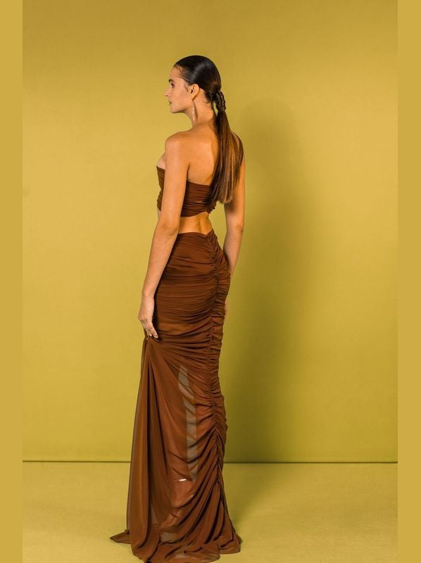 One-Shoulder Hungría Dress