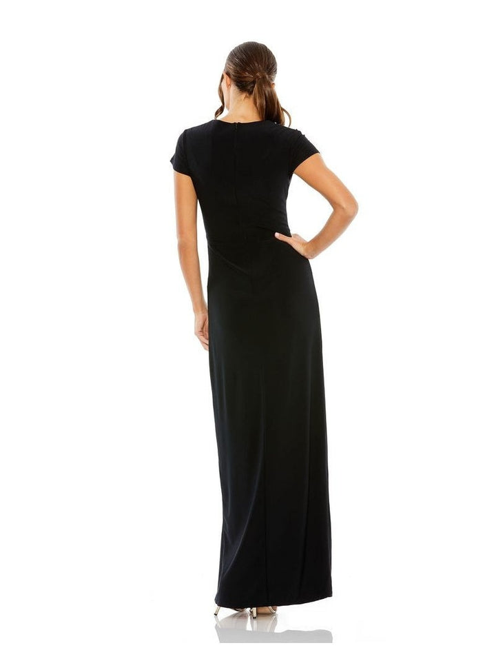 Short Sleeve Dress With Beaded Detail